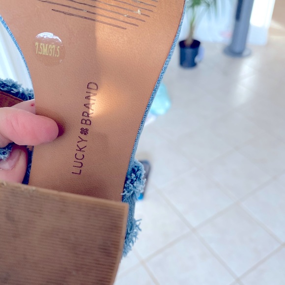 Lucky Brand Jean Heels - Picture 5 of 5